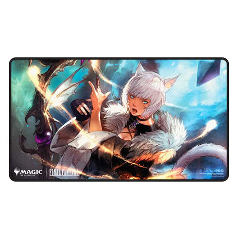 ULTRA PRO Magic MTG Final Fantasy Black Stitched Playmat Premium Z - Playmats