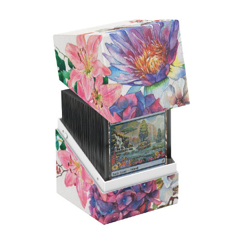 Ultimate Guard Boulder 100+ Earth Day 2026 Floral Places Lotus Bloom Deck Box - Deck Boxes - 4