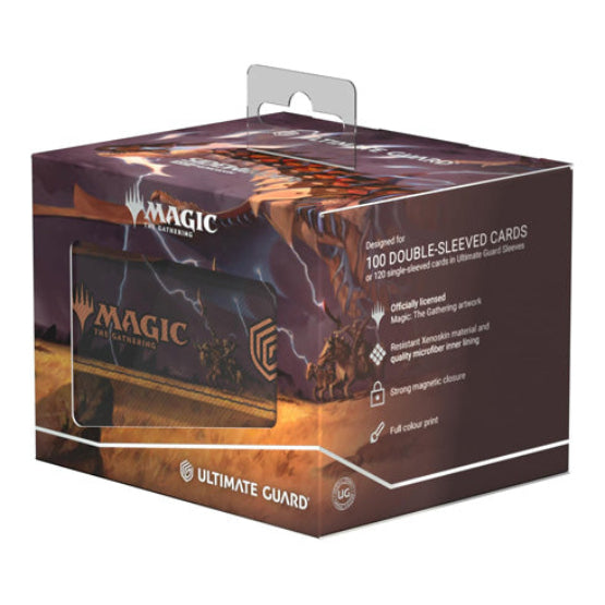 Ultimate Guard Sidewinder 100+ XenoSkin Deck Box - Magic MTG Tarkir Dragonstorm - Ghostfire Neriv, Heart of the Storm - Deck Boxes - 5