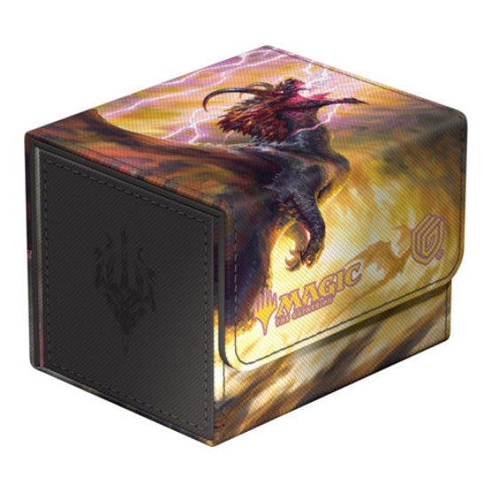 Ultimate Guard Sidewinder 100+ XenoSkin Deck Box - Magic MTG Tarkir Dragonstorm - Ghostfire Stormscale Scion - Deck Boxes