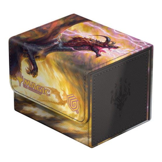 Ultimate Guard Sidewinder 100+ XenoSkin Deck Box - Magic MTG Tarkir Dragonstorm - Ghostfire Stormscale Scion - Deck Boxes - 2