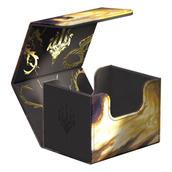Ultimate Guard Sidewinder 100+ XenoSkin Deck Box - Magic MTG Tarkir Dragonstorm - Ghostfire Stormscale Scion - Deck Boxes - 3