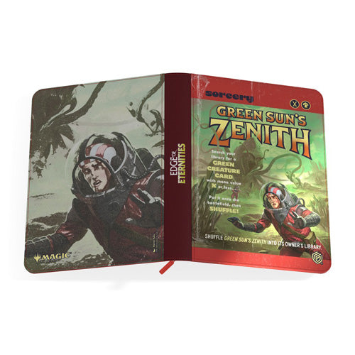 Ultimate Guard Zipfolio 360 XenoSkin Binder - Magic MTG Edge of Eternities - Green Sun's Zenith - Binders - 3