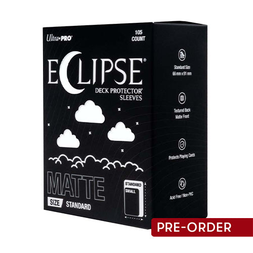 Ultra Pro ECLIPSE Matte Standard Arctic White Sleeves 105ct - Sleeves