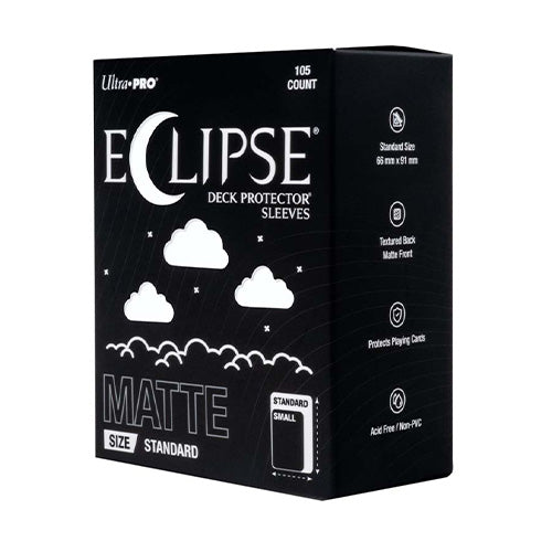 Ultra Pro ECLIPSE Matte Standard Arctic White Sleeves 105ct - Sleeves - 2