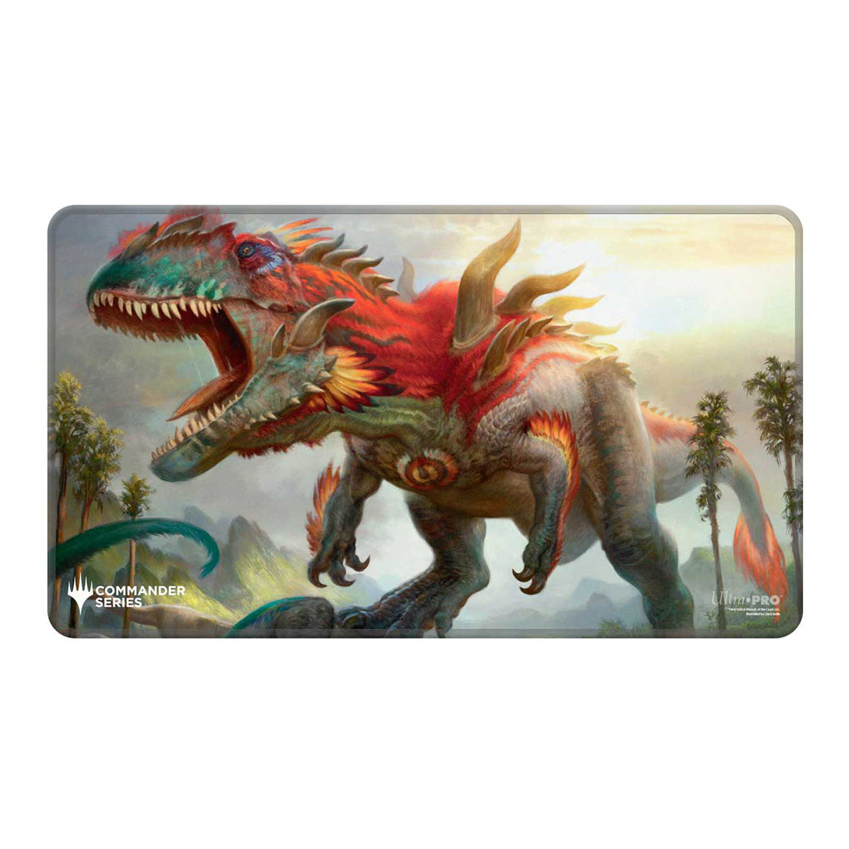 Ultra Pro MTG Commander Series Release 4 3 Color Shard Stitched Edge Playmat Gishath - Playmats