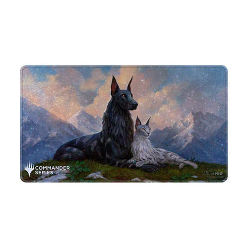 Ultra Pro Magic MTG Commander Series Holofoil Playmat Rin and Seri - Playmats
