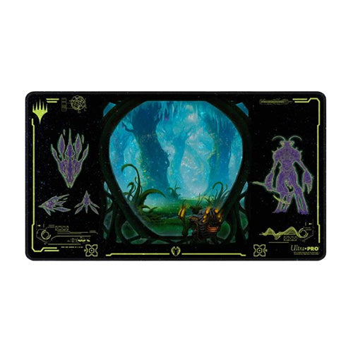 Ultra Pro Magic MTG Edge of Eternities Holofoil Playmat Green Mythic - Playmats