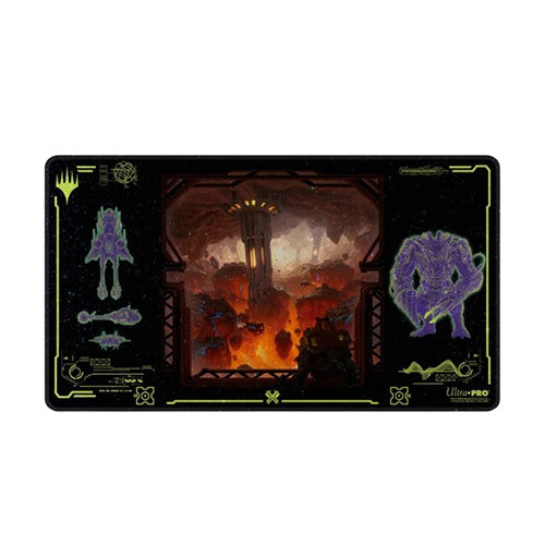 Ultra Pro Magic MTG Edge of Eternities Holofoil Playmat Red Mythic - Playmats