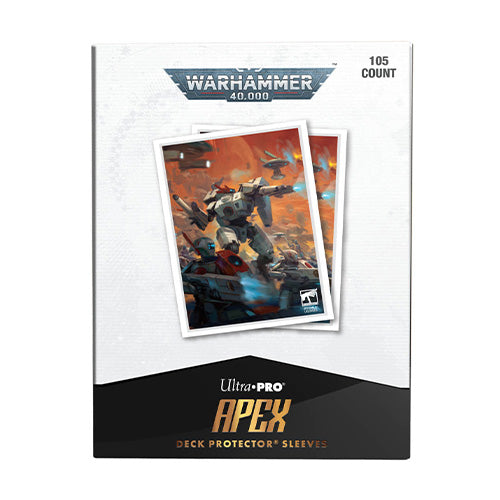 Ultra Pro T'au Empire Codex Aligned 105ct Apex Deck Protector Sleeves for Warhammer 40k - Sleeves - 2
