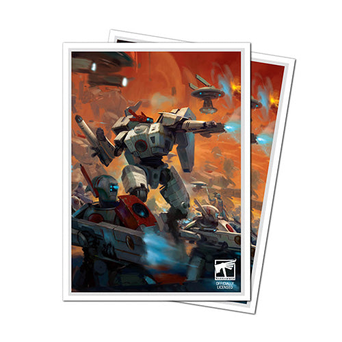Ultra Pro T'au Empire Codex Aligned 105ct Apex Deck Protector Sleeves for Warhammer 40k - Sleeves - 3