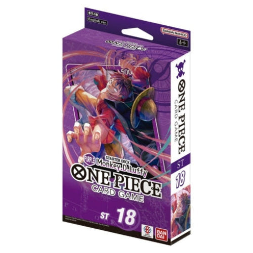 One Piece Card Game Monkey D. Luffy Starter Deck ST-18 Purple - Trading Card Games