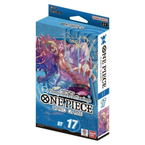 One Piece Card Game Donquixote Doflamingo Starter Deck ST-17 Blue - Trading Card Games