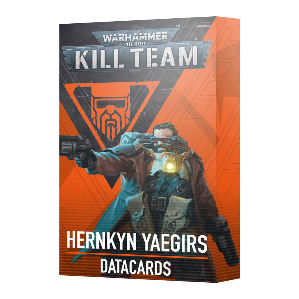 Warhammer 40K Kill Team Hernkyn Yaegirs Datacards - Board Games