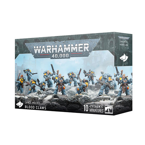 Warhammer 40K Space Wolves Blood Claws - Board Games