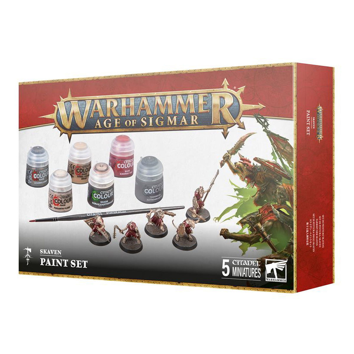 Warhammer Age of Sigmar Skaven Paint Set - Board Games