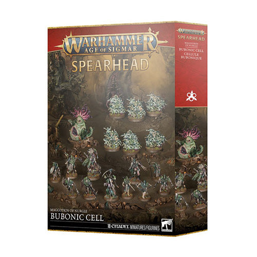 Warhammer Age of Sigmar Spearhead Maggotkin of Nurgle Bubonic Cell - Board Games