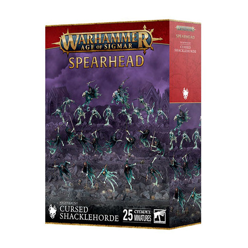 Warhammer Age of Sigmar Spearhead: Nighthaunt – Cursed Shacklehorde - Board Games