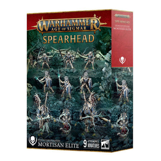 Warhammer Age of Sigmar Spearhead Ossiarch Bonereapers Mortisan Elite - Board Games