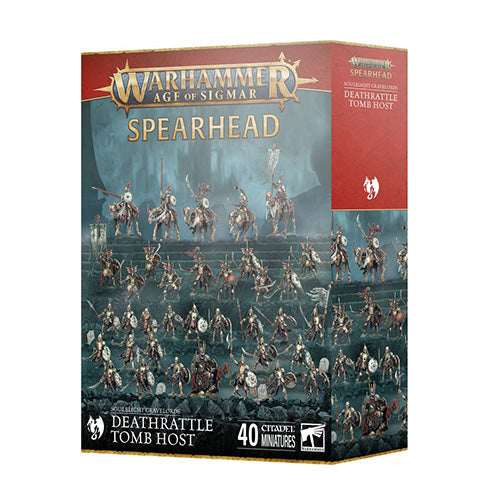 Warhammer Age of Sigmar Spearhead Soulblight Gravelords Deathrattle Tomb Host - Board Games