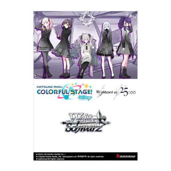 Weiss Schwarz HATSUNE MIKU: COLORFUL STAGE! Nightcord at 25:00 Trial Deck - Trading Card Games - 2