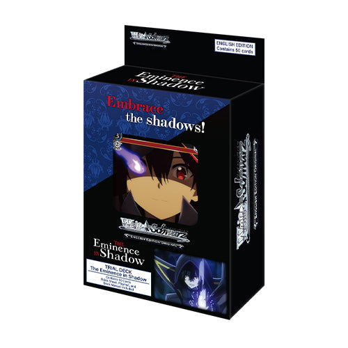 Weiss Schwarz The Eminence in Shadow Trial Deck - Trading Card Games