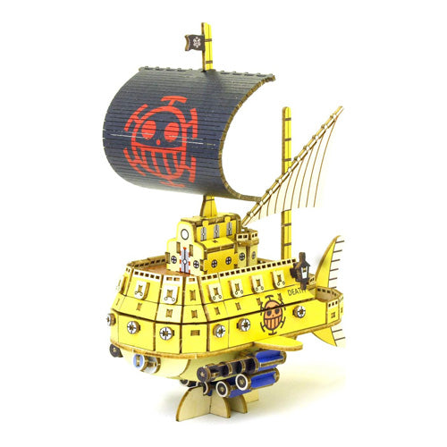 Wooden Art ki-gu-mi One Piece Law's Submarine 3D Puzzle - Puzzles