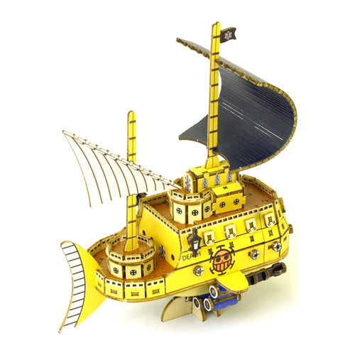 Wooden Art ki-gu-mi One Piece Law's Submarine 3D Puzzle - Puzzles - 3