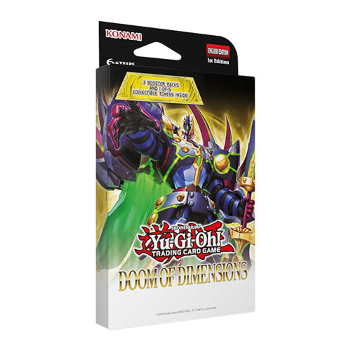 YuGiOh! Doom Of Dimensions 3-Booster Tuck Box - Trading Card Games