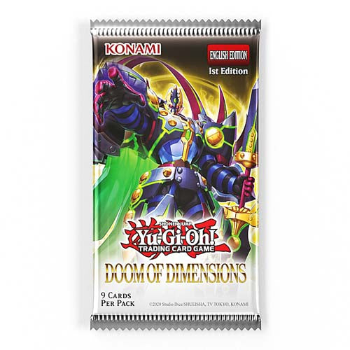 YuGiOh! Doom Of Dimensions Single Booster Pack - Trading Card Games