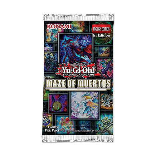 YuGiOh! Maze of Muertos Single Booster Pack - Trading Card Games