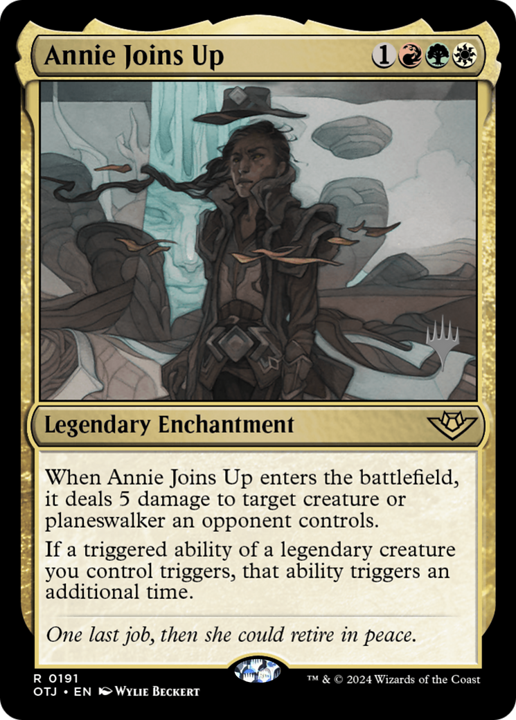 Annie Joins Up (PPOTJ-191P) - Outlaws of Thunder Junction Promos - Magic The Gathering - Single Cards