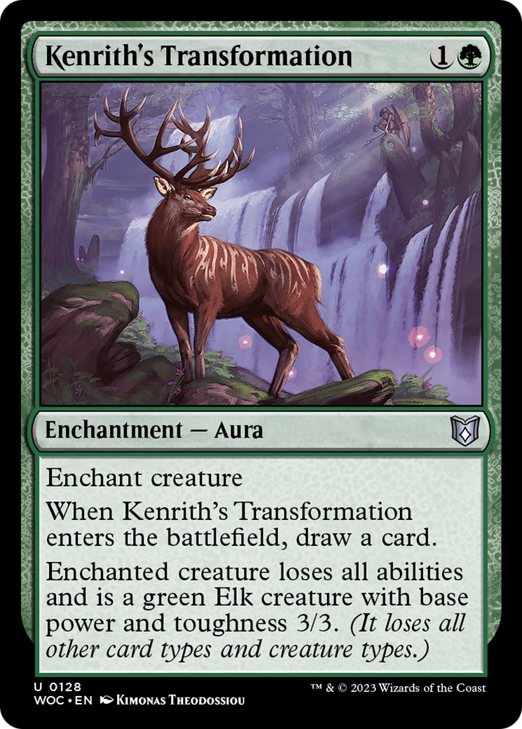Kenrith's Transformation (WOC-128) - Wilds of Eldraine Commander - Magic The Gathering - Single Cards