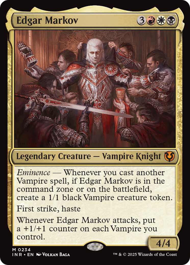 FOIL Edgar Markov (INR-234) - Innistrad Remastered - Magic The Gathering - Single Cards