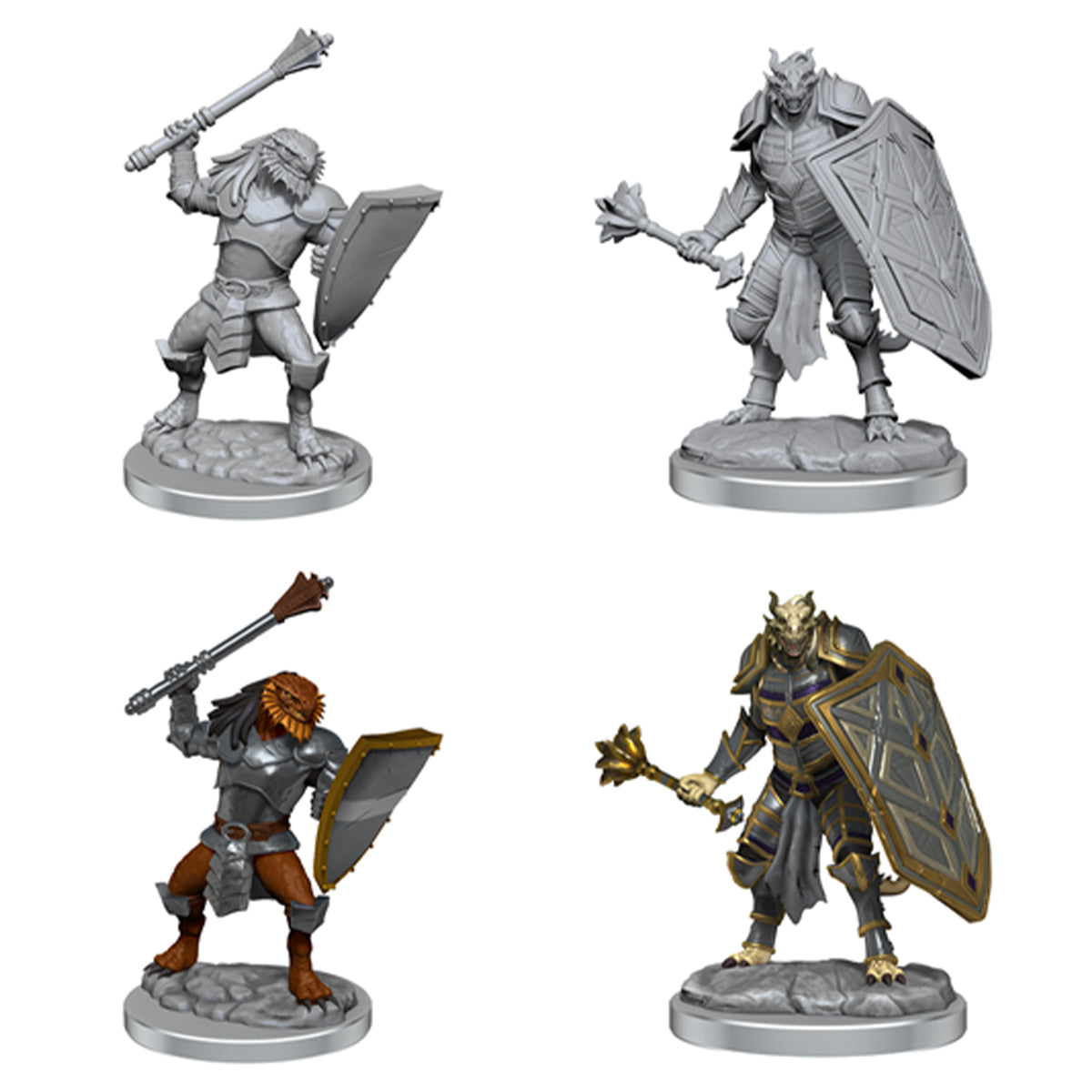 D&D Nolzurs Marvelous Miniatures Dragonborn Clerics - Miniatures - 5