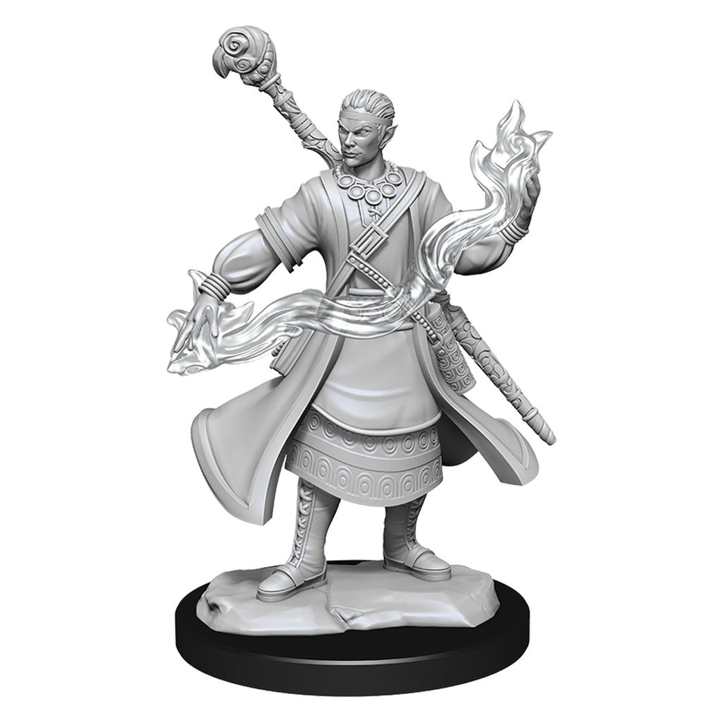 D&D Nolzurs Marvelous Unpainted Miniatures Half-Elf Wizard Male - Miniatures