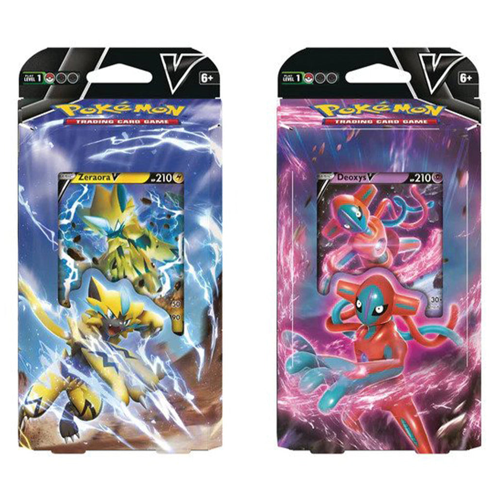 Deoxys V & Zeraora V Battle Decks (Pair) POKEMON TCG - Trading Card Games