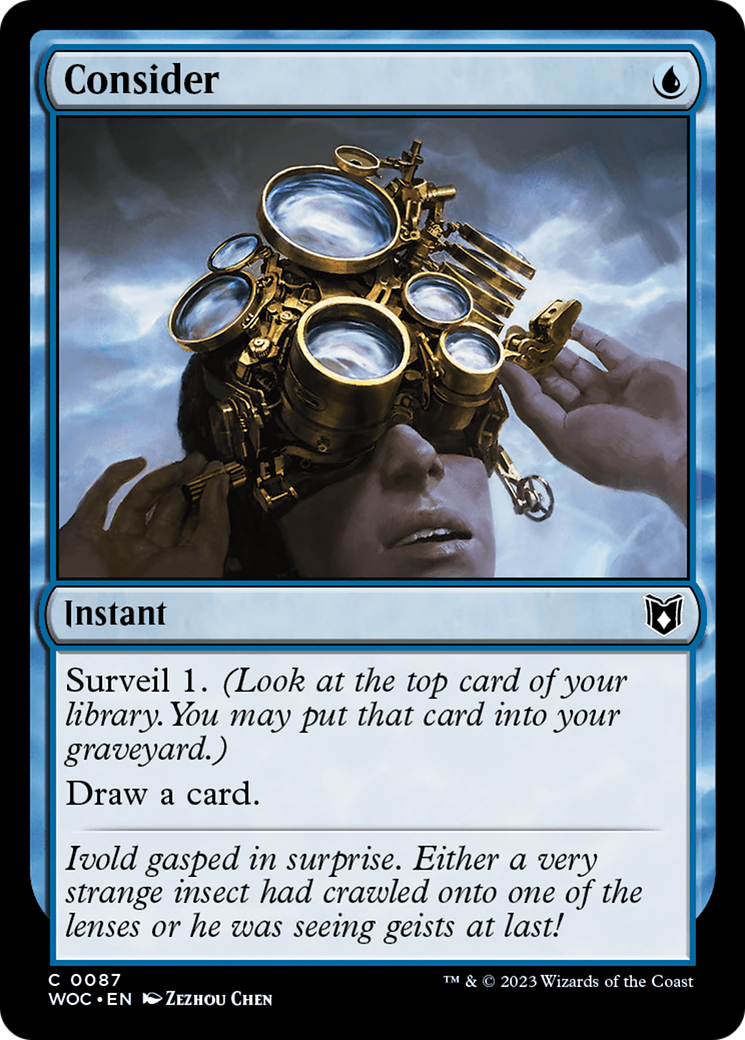Consider (WOC-087) - Wilds of Eldraine Commander - Magic The Gathering - Single Cards