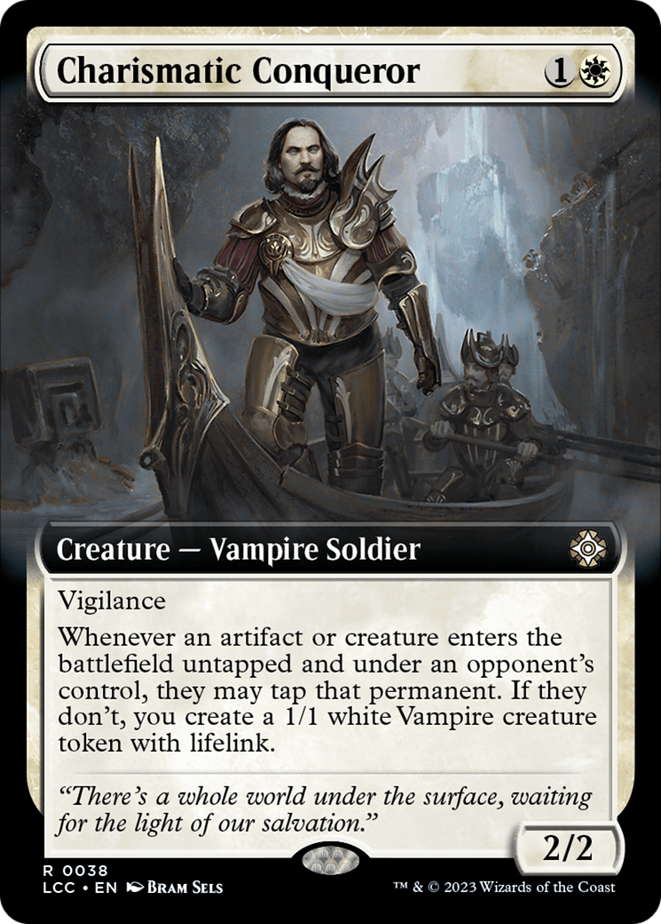 Charismatic Conqueror (Extended Art) (LCC-038) - The Lost Caverns of Ixalan Commander - Magic The Gathering - Single Cards