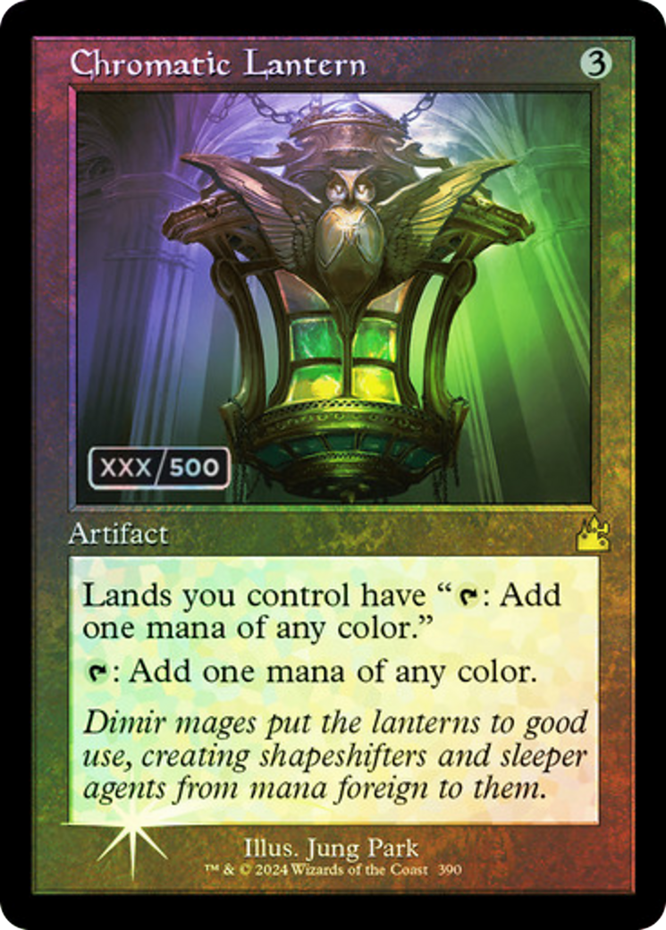 FOIL Chromatic Lantern (Retro Frame) (Serial Numbered) (RVR-390) - Ravnica Remastered - Magic The Gathering - Single Cards