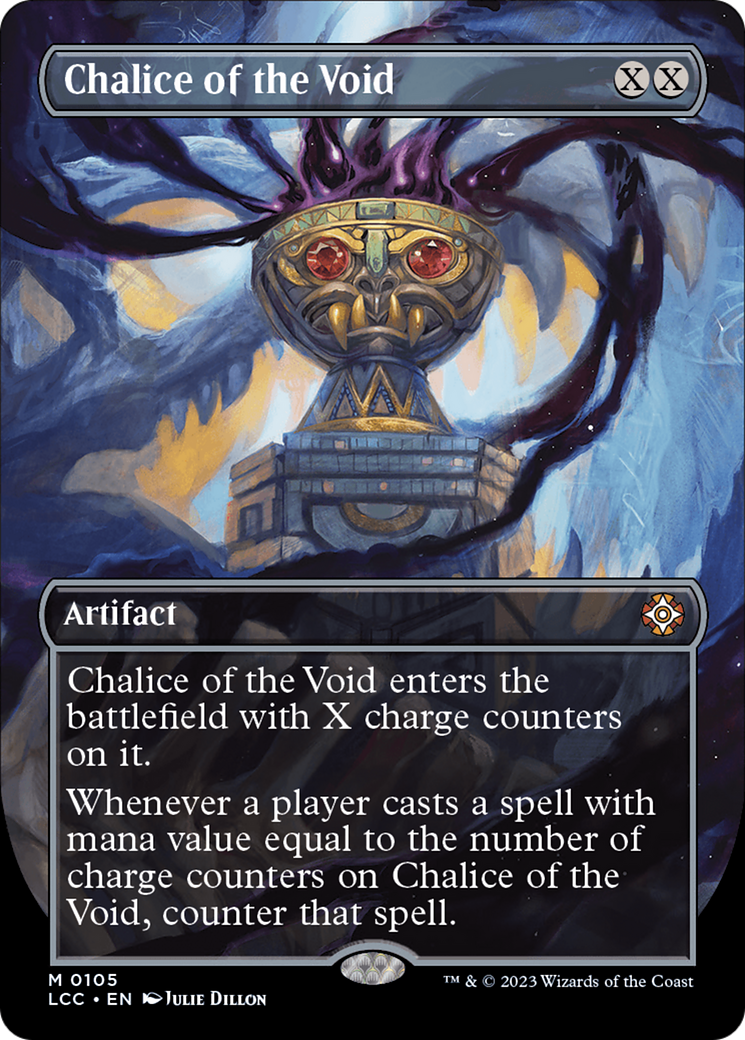FOIL Chalice of the Void (Borderless) (LCC-105) - The Lost Caverns of Ixalan Commander - Magic The Gathering - Single Cards