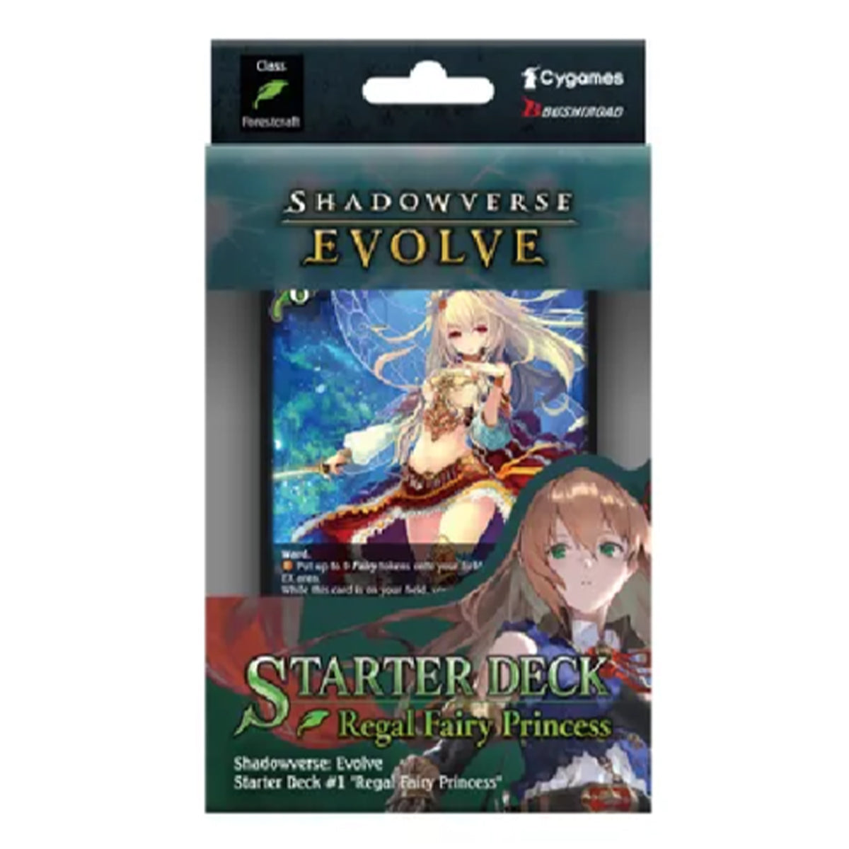 Shadowverse Evolve SD01 Regal Fairy Princess Starter Deck - Trading Card Games
