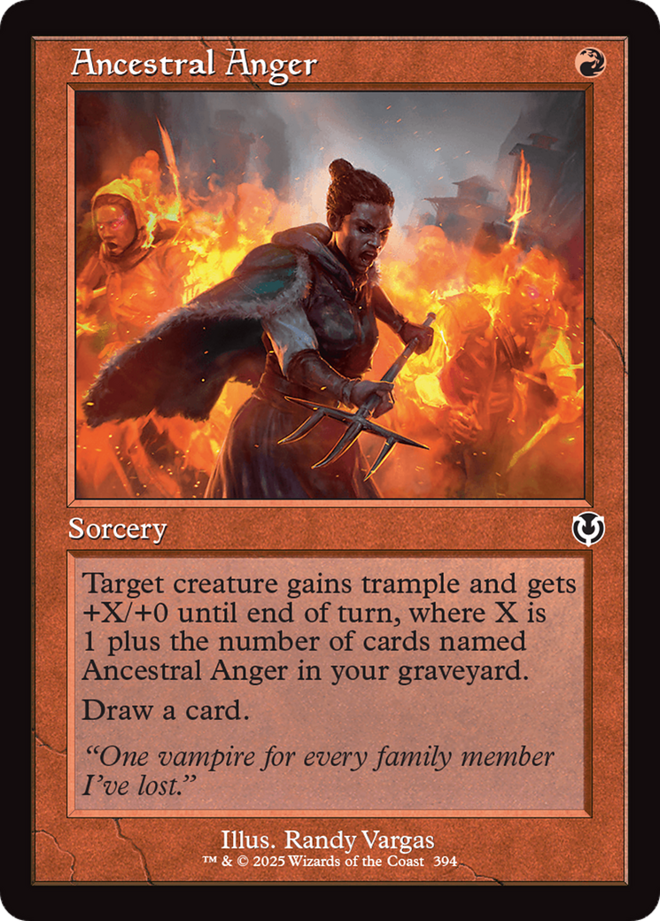 FOIL Ancestral Anger (INR-394) - Innistrad Remastered - Magic The Gathering - Single Cards