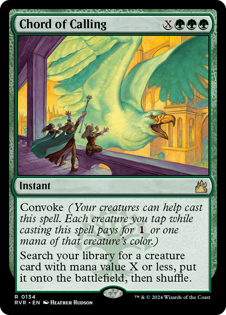 FOIL Chord of Calling (RVR-134) - Ravnica Remastered - Magic The Gathering - Single Cards