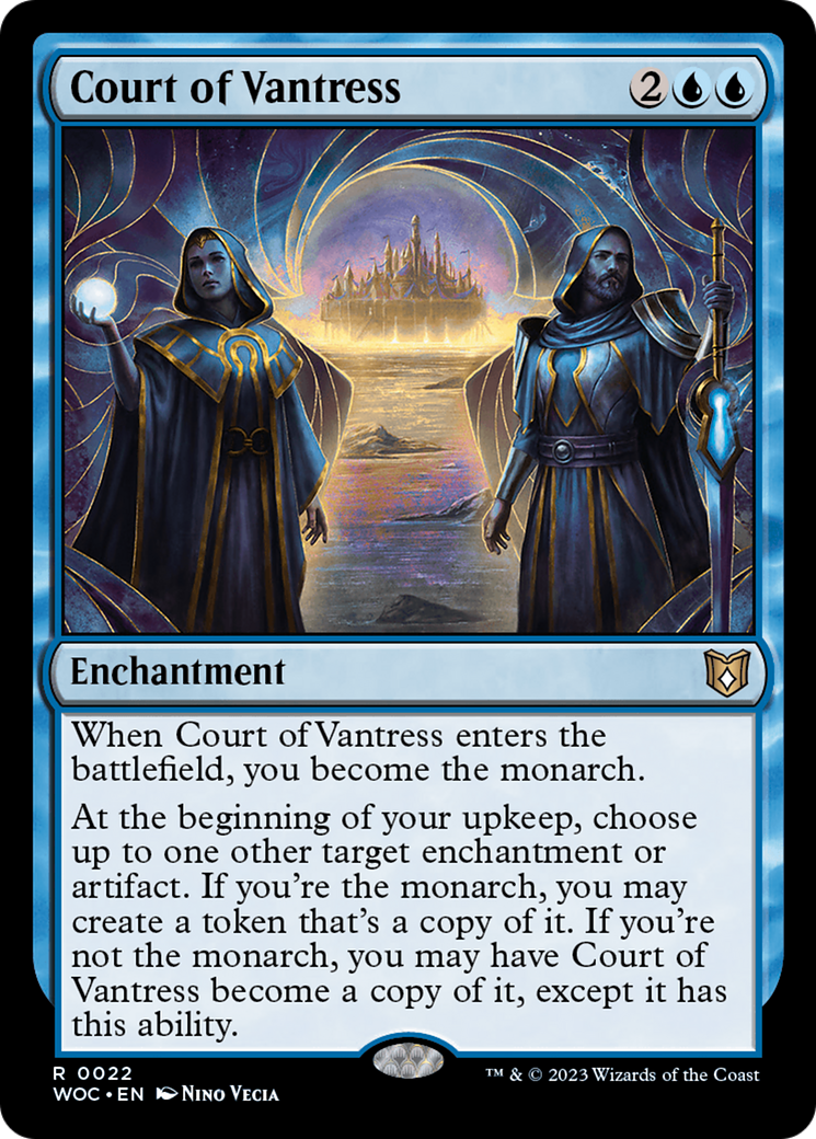FOIL Court of Vantress (WOC-022) - Wilds of Eldraine Commander - Magic The Gathering - Single Cards