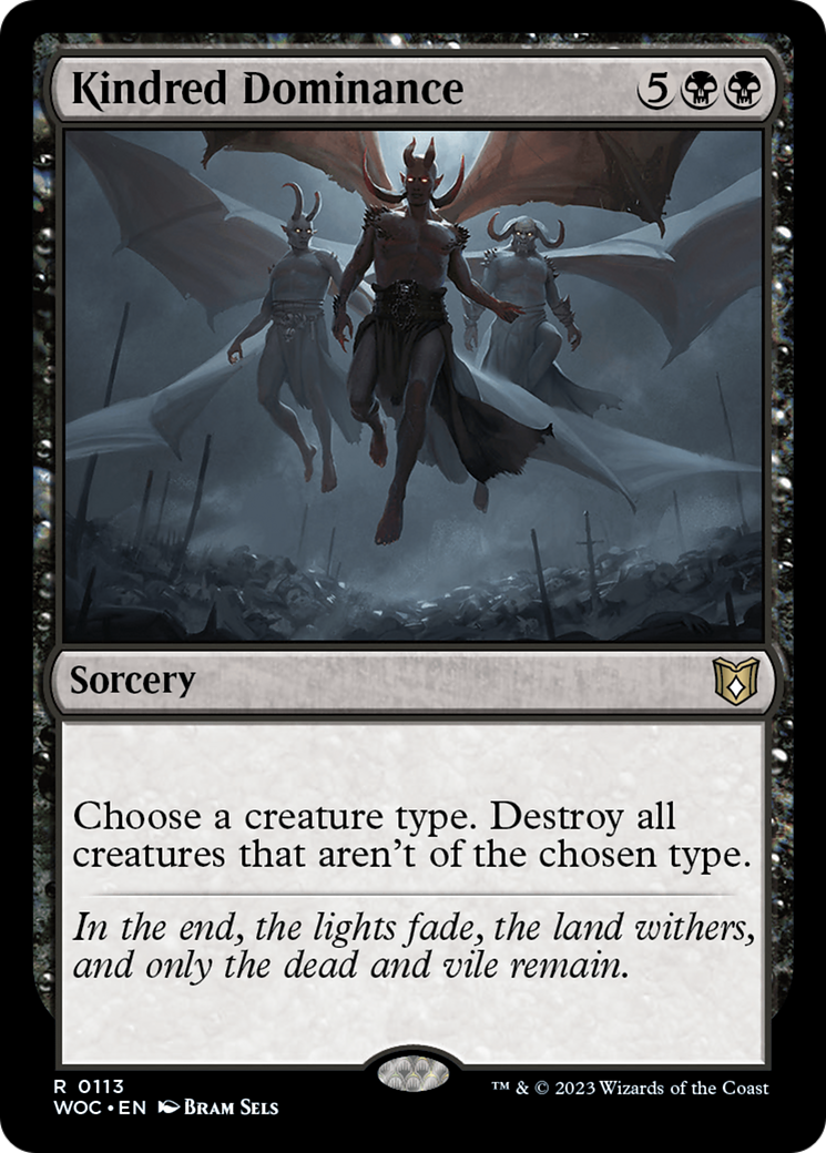 Kindred Dominance (WOC-113) - Wilds of Eldraine Commander - Magic The Gathering - Single Cards