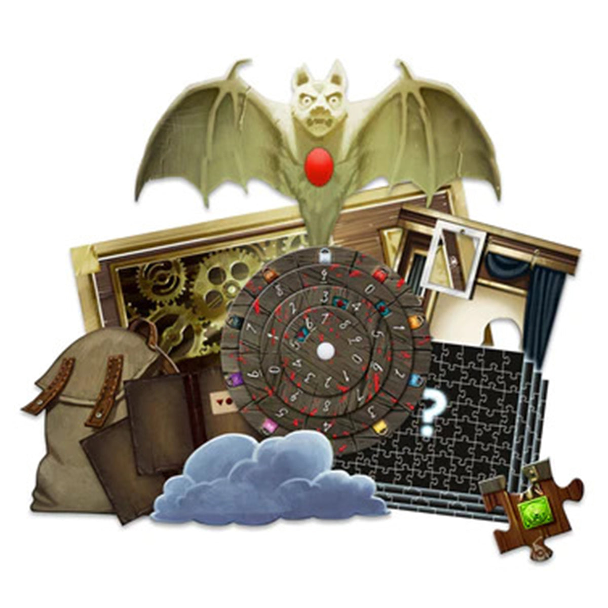 Exit the Game Nightfall Manor PUZZLE (Jigsaw Puzzle and Game) - Board Games - 4