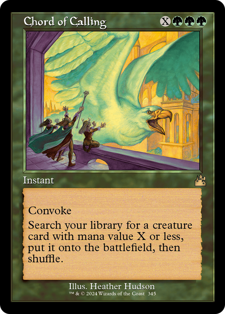 FOIL Chord of Calling (Retro Frame) (RVR-345) - Ravnica Remastered - Magic The Gathering - Single Cards