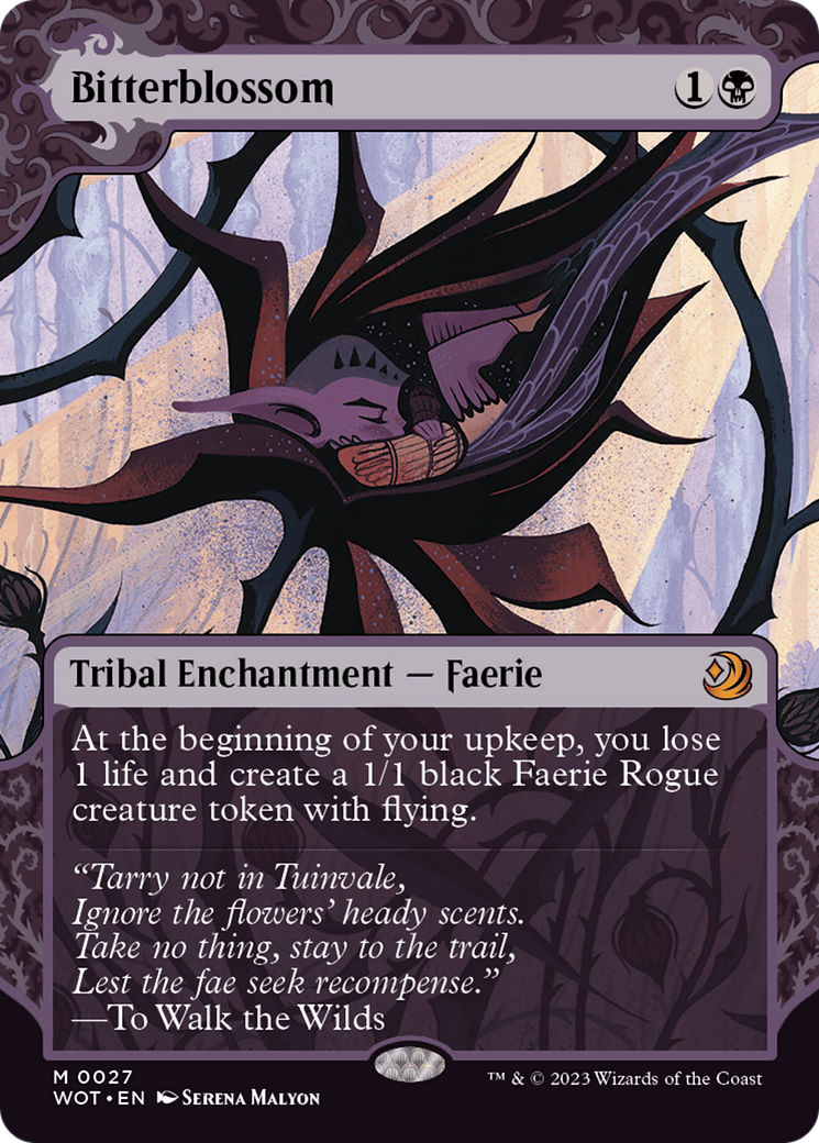 Bitterblossom (WOT-027) - Wilds of Eldraine: Enchanting Tales - Magic The Gathering - Single Cards