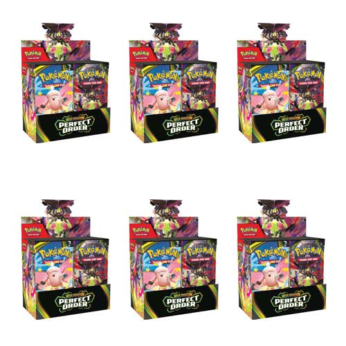 Mega Evolution Perfect Order Booster Box X 6 (Case) Pokemon TCG - Trading Card Games